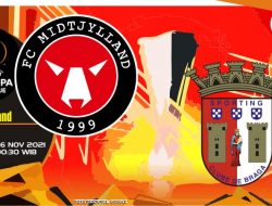 Prediksi Midtjylland vs Braga, Liga Europa 26 November 2021
