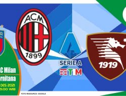 Prediksi AC Milan vs Salernitana, Serie A Italia 04 Desember 2021