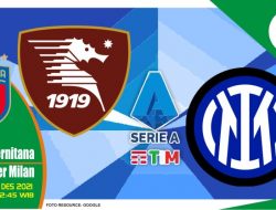 Prediksi Salernitana vs Inter Milan, Serie A Italia 18 Desember 2021