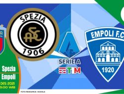 Prediksi Spezia vs Empoli, Liga Italia 19 Desember 2021
