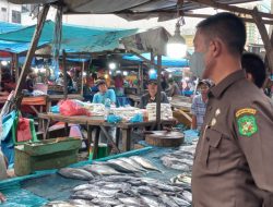 Tim Gabungan Tertibkan PKL Pasar Kampung Lalang