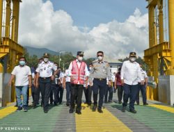 Menhub Tinjau Pelabuhan Penyeberangan di KSPN Danau Toba