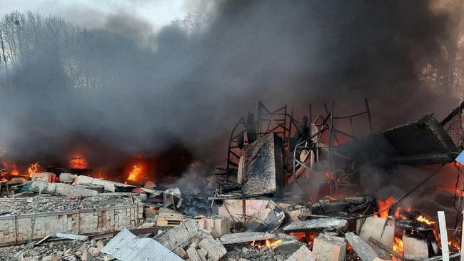 74 Fasilitas Militer Ukraina Porak-poranda Diserang Rusia