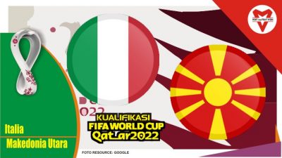 Preview Italia vs Makedonia Utara, Kualifikasi Piala Dunia 25 Maret 2022