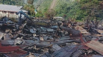 KKB Lakukan Penembakan Dan Pembakaran Di Bayabiru, Paniai