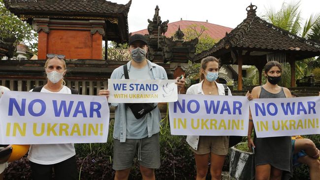 WNA Pedemo Perang Ukraina-Rusia Di Bali Terancam Dideportasi