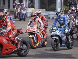Usai Parade MotoGP Di Jakarta, Marquez Dkk Tiba Di Lombok