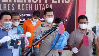 Polres Aceh Utara Tangkap Dua Pelaku Penembakan Mantan Kombatan GAM