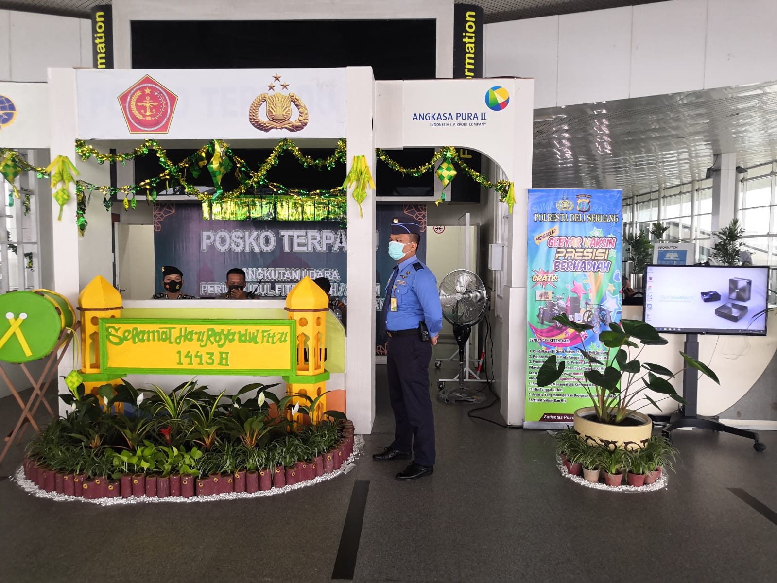 Bandara KNIA Operasikan Posko Monitor Angkutan Lebaran 2022