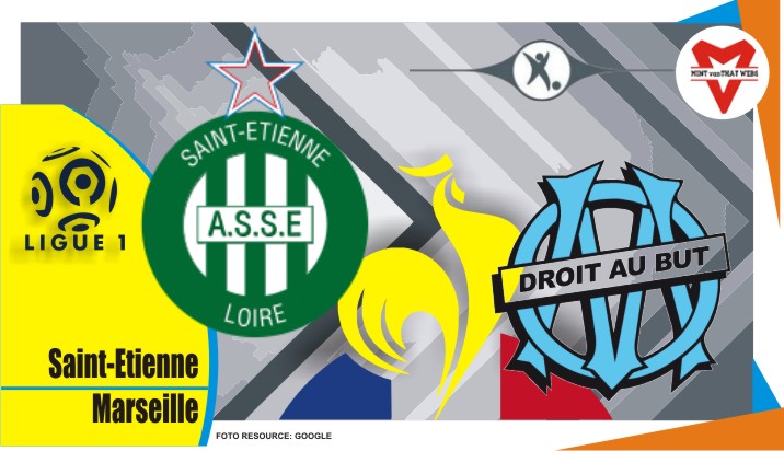 Preview Saint Etienne vs Marseille, Ligue 1 Prancis 3 April 2022