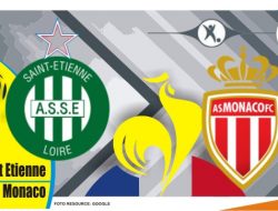Preview Saint-Etienne vs Monaco, Ligue 1 Prancis 24 April 2022