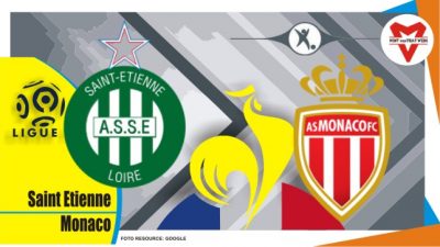 Preview Saint-Etienne vs Monaco, Ligue 1 Prancis 24 April 2022