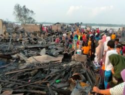 Puluhan Rumah di Asahan Sumut Terbakar