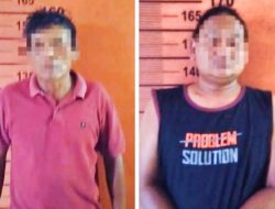 Sugiono dan Suwandi alias Ganden, penadah barang curian Agustinus. 