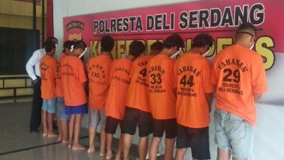 Sembilan Anggota Geng Motor Jadi Tersangka Perusakan Kafe di Galang