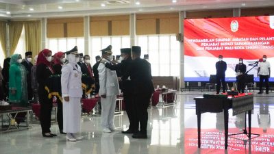 Gubsu Lantik Sekdako Tebingtinggi Jadi Pj Walikota Tebingtinggi