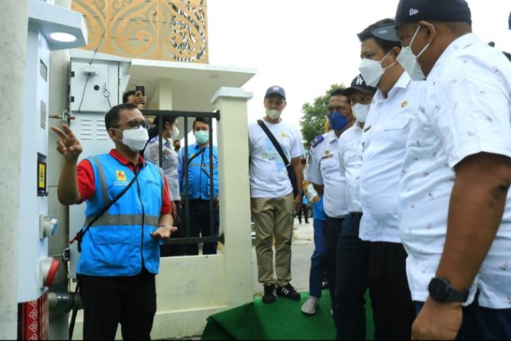 Pelabuhan Simanindo Samosir Dilengkapi Anjungan Listrik Mandiri