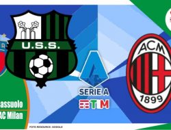 Prediksi Sassuolo vs AC Milan, Serie A Italia 23 Mei 2022