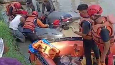 Tim Gabungan Temukan Korban Hanyut Sei-Padang