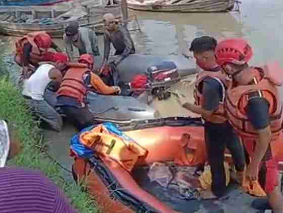 Tim Gabungan Temukan Korban Hanyut Sei-Padang