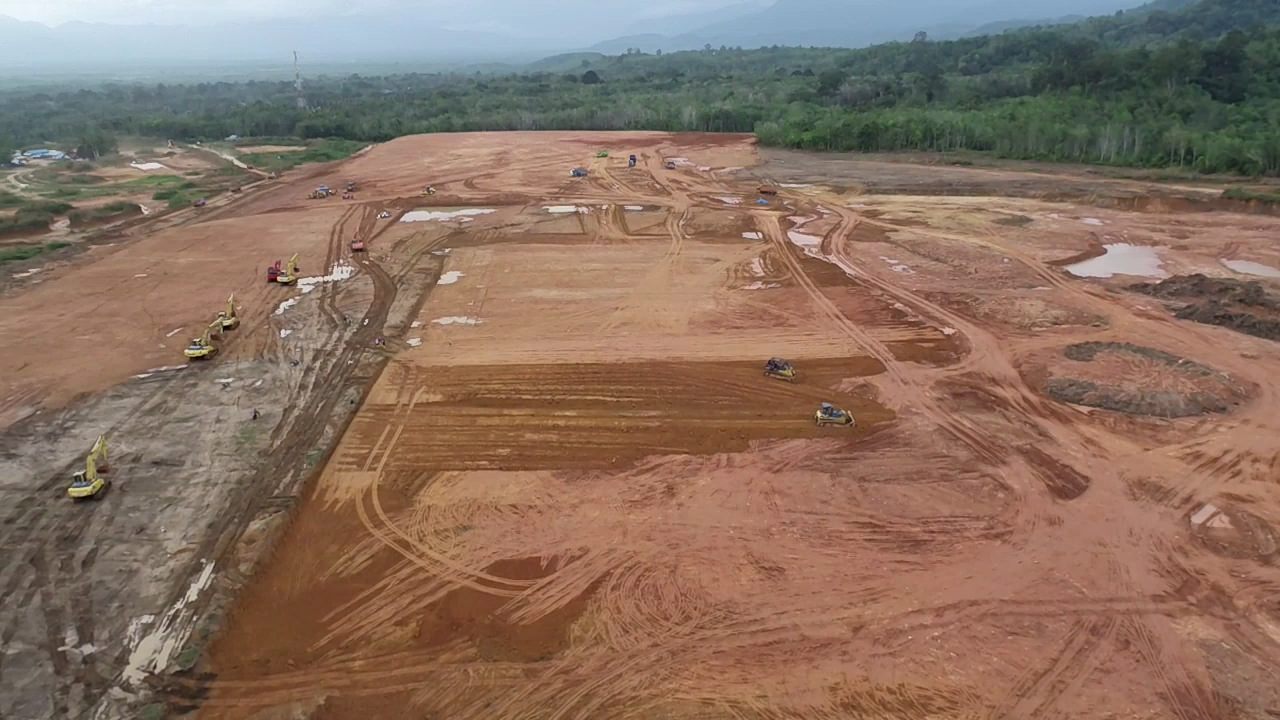 DPRD Tinjau Pembangunan Bandara Madina