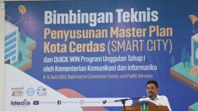 Pj. Wali Kota Tebing Tinggi Buka Bimtek Penyusunan Master Plan Smart City