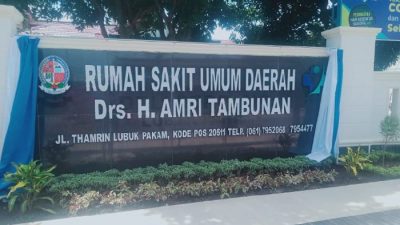 RSUD Amri Tambunan Masih Minta Jaminan Uang Berobat Warga Miskin