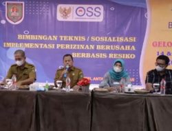 Sosialisasi Implementasi Perizinan Berusaha Berbasis Risiko