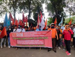 Partai Buruh Demo Tolak Revisi UU PPP Hingga Turunkan Harga Pangan