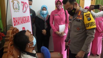 Polresta Deli Serdang Anjangsana ke rumah Purnawirawan Polri