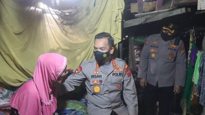 Kapolresta Deli Serdang Bantu Warga Kurang Mampu