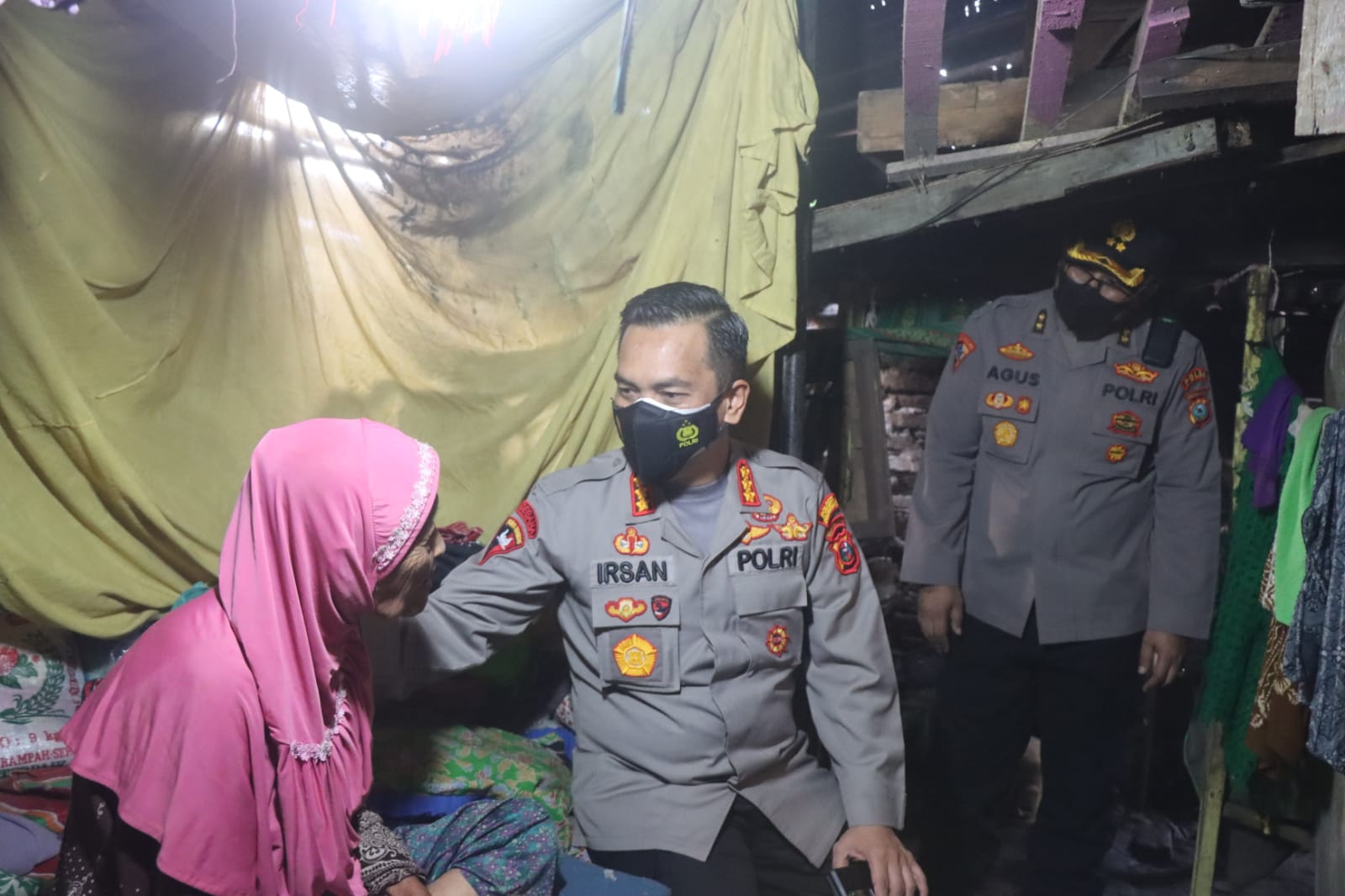 Kapolresta Deli Serdang Bantu Warga Kurang Mampu