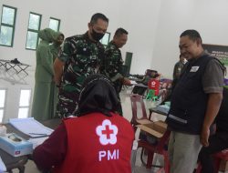 Kodim 0204 DS Gelar Donor Darah Sambut HUT ke-72 Kodam I BB