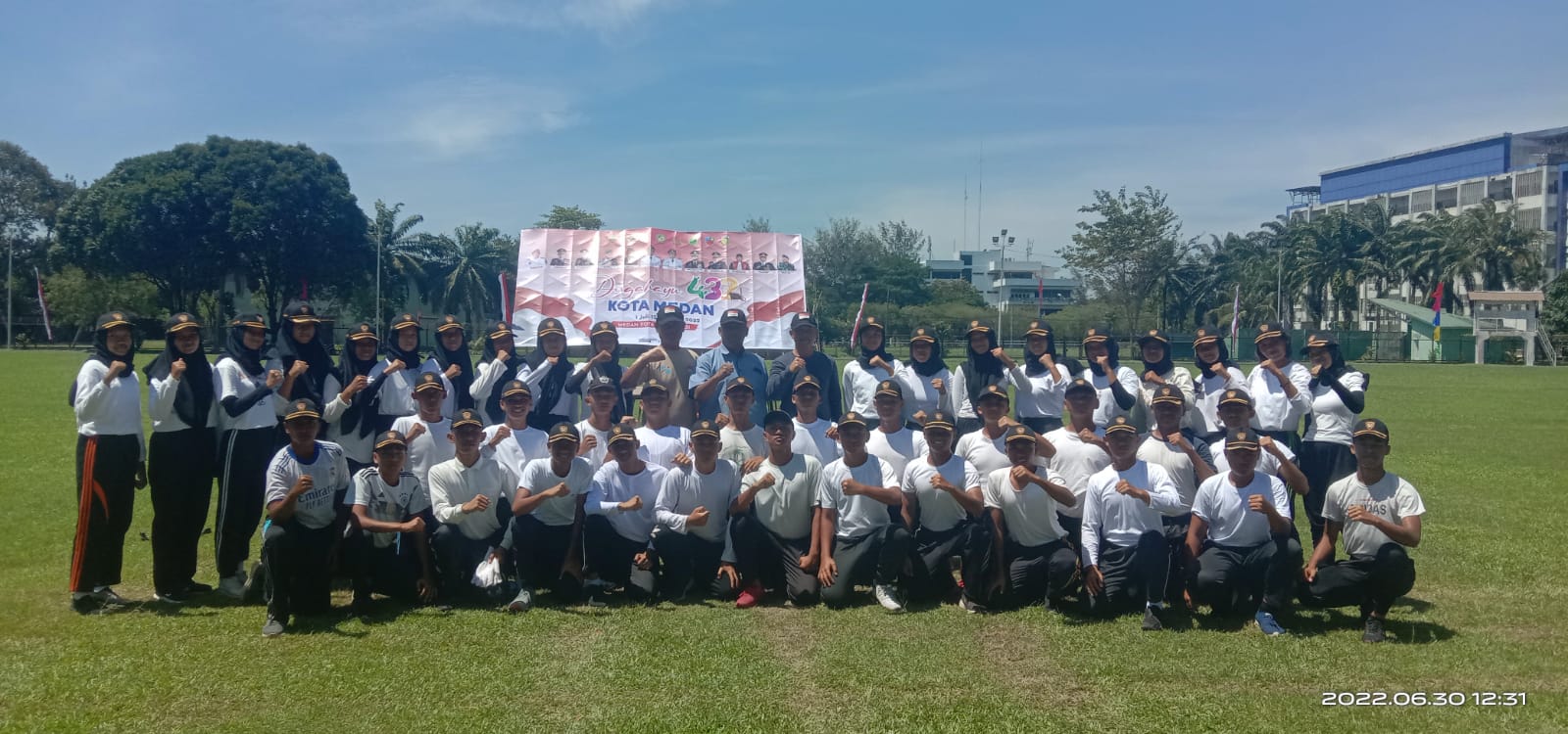 Paskibraka Siap Sukseskan Peringatan HUT Kota Medan