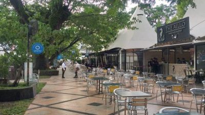 Lapangan Merdeka Dikosongkan Pekerja Tenant Ketar-ketir Dipaksa Angkat Kaki
