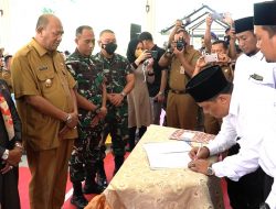 Plt Bupati Deklarasikan Damai Untuk Seluruh Calon Kades