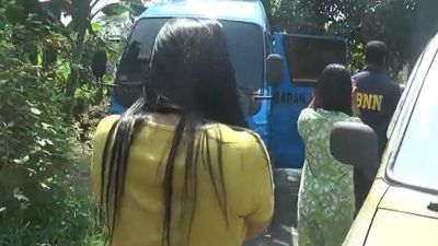 BNN Asahan Razia Kos-kosan Penghuni Kocar-kacir