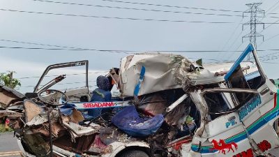 Sopir Minibus Tabrak Truk Berhenti di Deliserdang Telan Korban Jiwa Jadi Tersangka