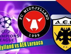 Prediksi Midtjylland vs AEK Larnaca, Liga Champions 20 Juli 2022