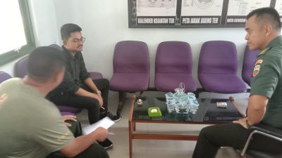 Pasiter Kodim 0204 DS Kunjungi Pengurus Olahraga E-sport Wilayah Deliserdang