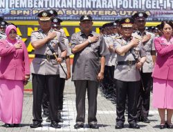 Afandin Hadiri Pelantikan 361 Bintara SPN Hinai
