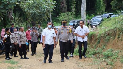Tim pengecekan ke tempat peternakan Sapi di Desa Labuhan Rasoki Kecamatan Padangsidimpuan Tenggara Kota Padangsidimpuan.