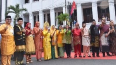Kontingen Batu Bara Turut Meriahkan HUT Kota Medan