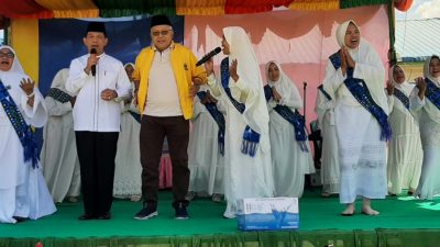Syahrul Pasaribu dan Ratusan Warga Sholawat Badar