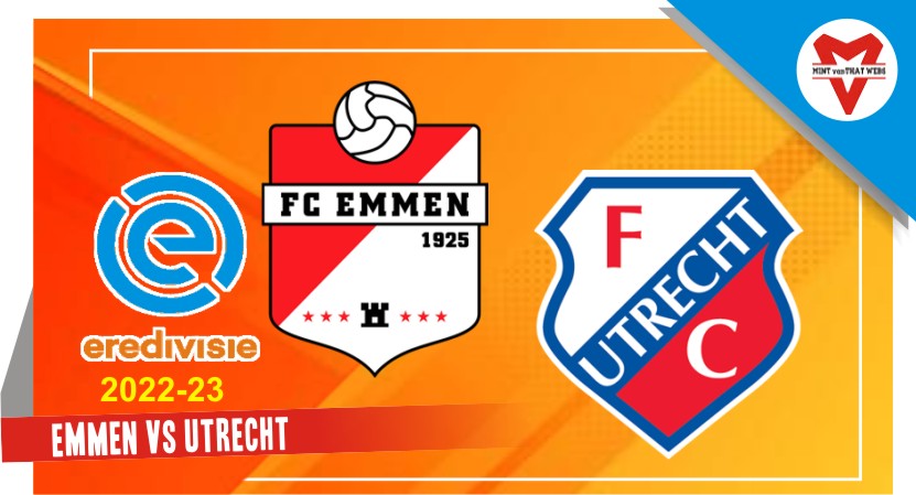 Prediksi Emmen vs Utrecht, Eredivisie 21 Agustus 2022