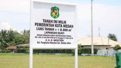Lapangan Sejati Aset Pemko dan Akan Direvitalisasi