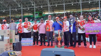 Medan Denai Pertahankan Juara Umum Porkot XII Bobby: Kecamatan Harus Bina Atlet