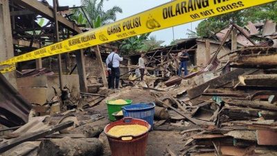 Pabrik Tahu di Desa Bunut Seberang Asahan Meledak