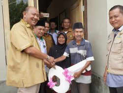 Rumah Warga Kurang Mampu di Hinai Dibedah Baznas