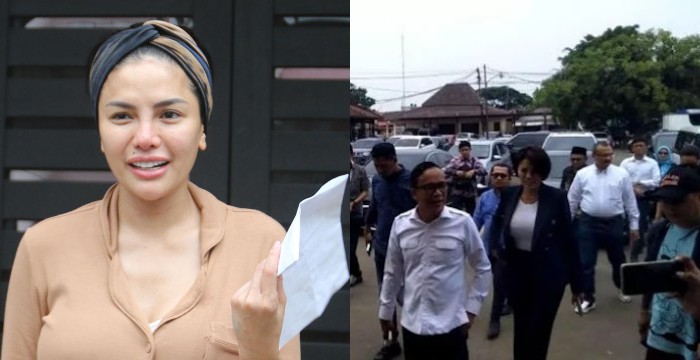 Nikita Mirzani Histeris saat Ditahan di Rutan Serang
